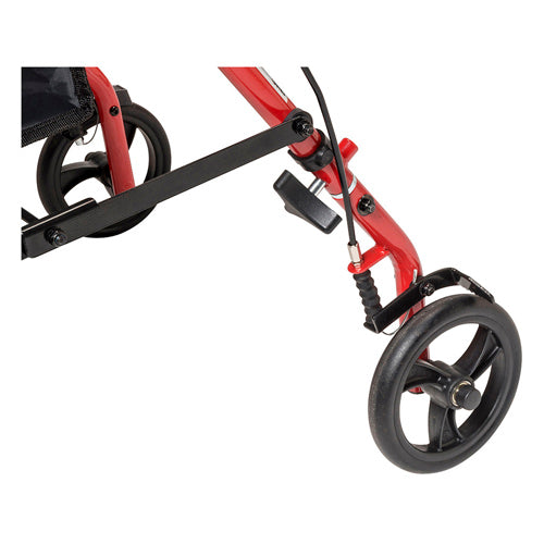 Rollator Steel Red  w/6  Whls Knocked-Down - Precision Lab Works