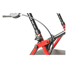 Rollator Steel Red  w/6  Whls Knocked-Down - Precision Lab Works
