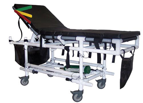 Gurney Bed/Stretcher Comb. PVC for Surge Overflow - Precision Lab Works