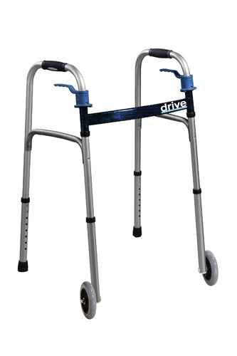 Walker Folding Trigger Release Adult with 5" Wheels (Drive)