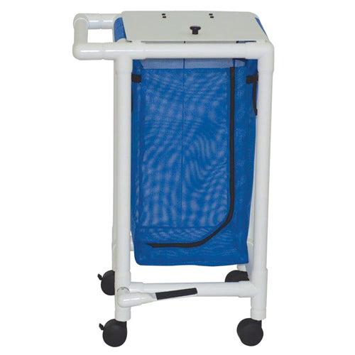 PVC Tubing Single Bag Hamper w. Foot Pedal 23.75 Lx18.75 W - Precision Lab Works