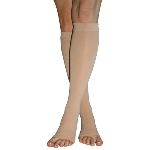 X-Frm Surg Weight Stkngs Mdium 30-40mmHg  Below Knee Open Toe - Precision Lab Works