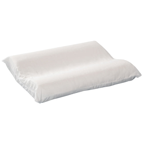 Contoured Foam Cervical Pillow Standard w/White Cover - Precision Lab Works