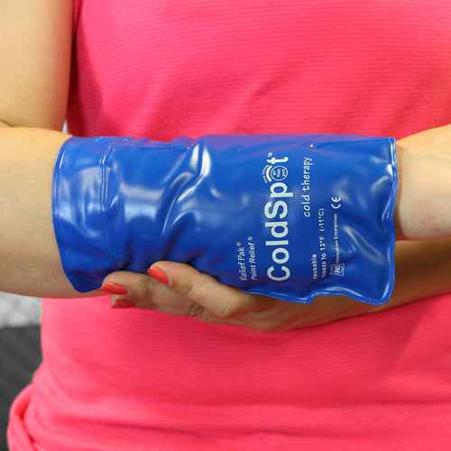 Reusable Heavy Duty Cold Pack Quarter 5" x 7" Blue Vinyl