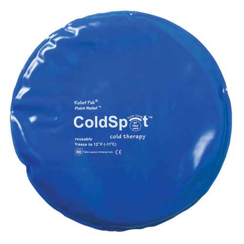 Reusable Heavy Duty Cold Pack  Round 10" Black Urethane