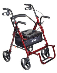 Duet Rollator/Transport Chair Blue - Precision Lab Works