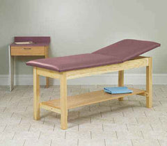 H-Brace Treatment Table Flat Top w/Shelf 27"x72"x31"