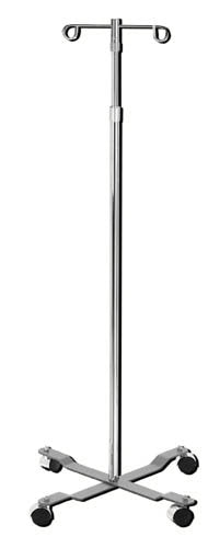 I.V. Stand 2-Hook - 4 Leg - Precision Lab Works