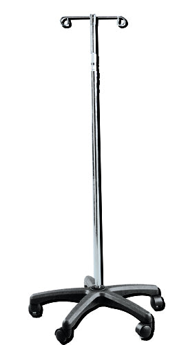 I.V. Stand 2 Hook - 5 Leg - Precision Lab Works