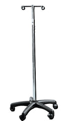 I.V. Stand 2 Hook - 5 Leg - Precision Lab Works