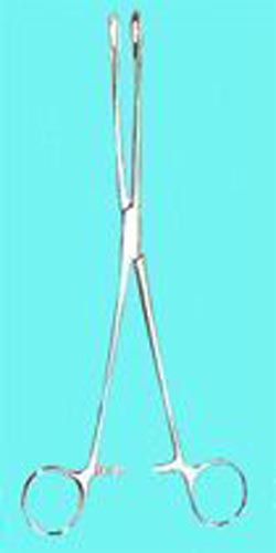 Sponge Forceps Straight Serrated 9 1/2 - Precision Lab Works