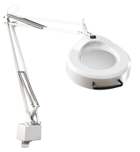 Luxo Fluorescent Magnifying Lamp W/ Mobile Base - Precision Lab Works