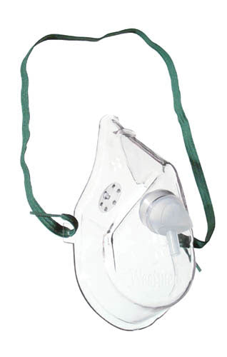 Oxygen Mask Adult w/7' Tubing Medium Concentration (Each) - Precision Lab Works
