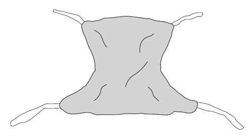 Patient Sling  Full Body Mesh Medium  53  x 42 - Precision Lab Works