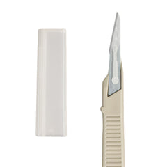 Scalpel #11 Disposable Generic  10/bx  w/Safety Guard - Precision Lab Works