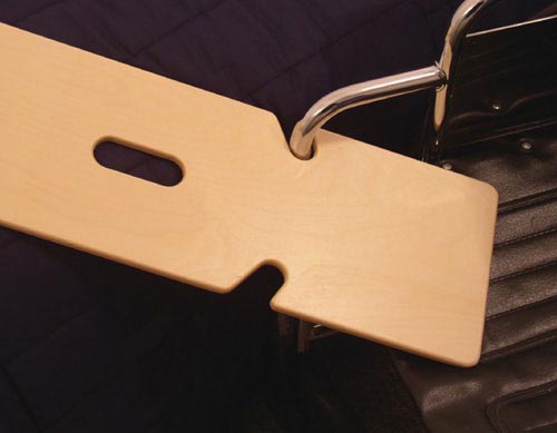 SafetySure Wood Transfer Board 29  Double-Notched - Precision Lab Works