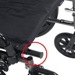 K3 Wheelchair Ltwt 18  w/DDA & ELR's  Cruiser III - Precision Lab Works