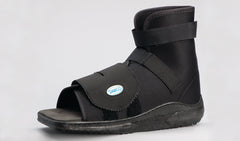 Slimline Cast Boot  Black Square-Toe  Adult  X-Lge - Precision Lab Works