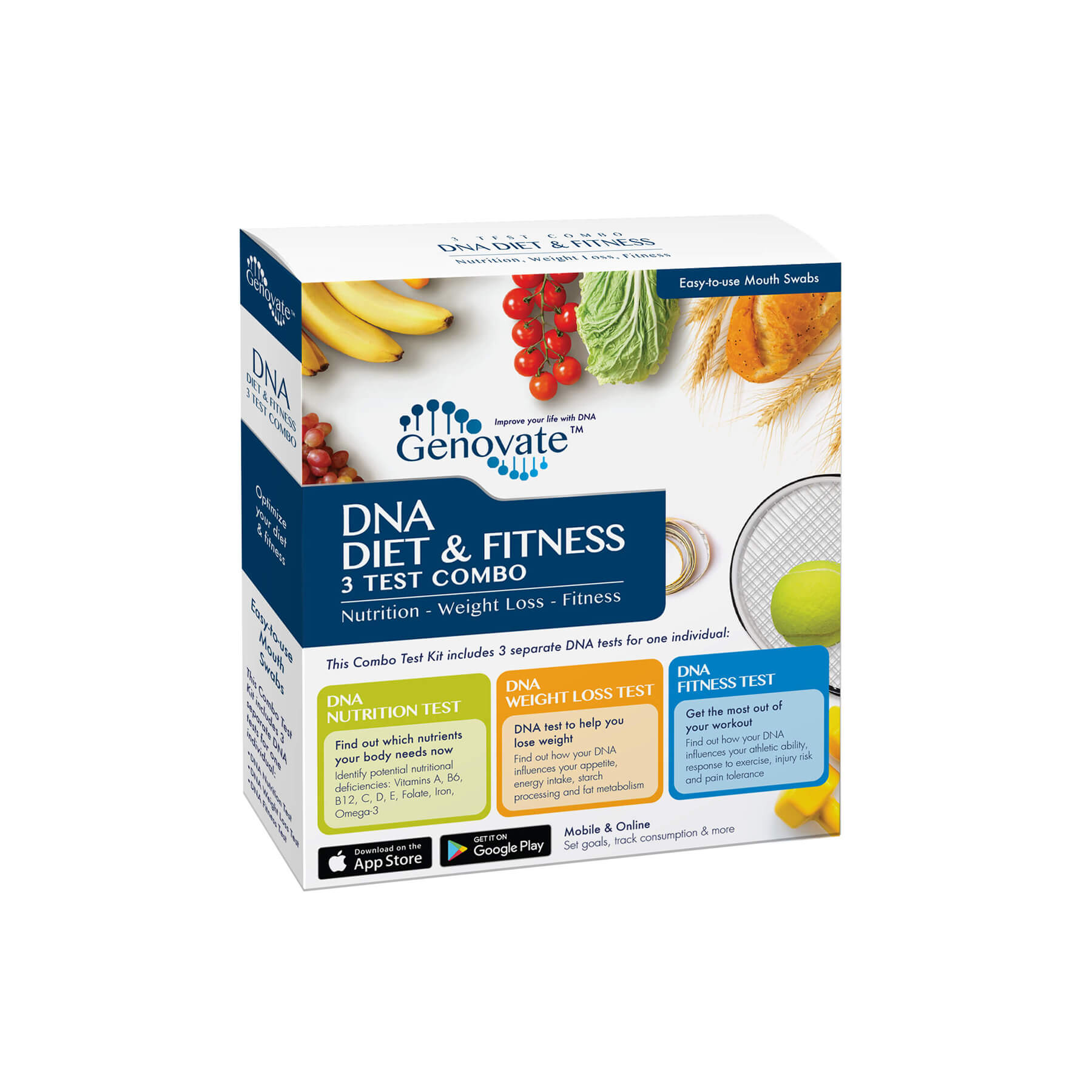 DNA Diet & Fitness 3 Test Combo - Precision Lab Works 