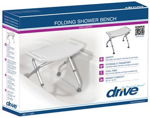 Folding Shower Chair Retail Packed - Precision Lab Works