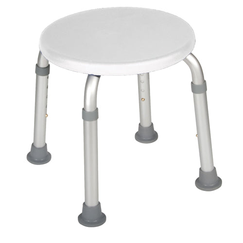 Bath Stool  - Round  White by Drive - Precision Lab Works