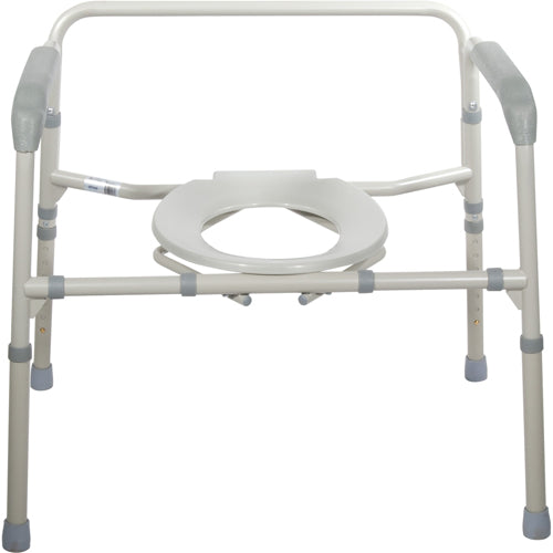 Bariatric Folding Commode 650 lb. Capacity - Precision Lab Works