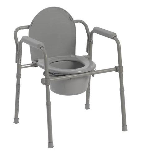 Commode  Folding Steel 3-in-1 Non-Retail Carton (Drive) - Precision Lab Works