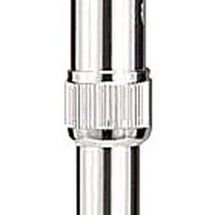 Cane Adj. Round Handle Silver w/Foam Comfort Grip - Precision Lab Works