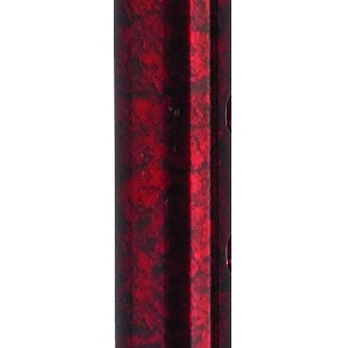 Offset Cane Alum w/Gel Grip Red Crackle - Precision Lab Works