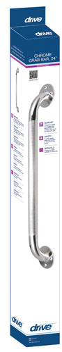 Grab Bar- Knurled Chrome 12in - Precision Lab Works
