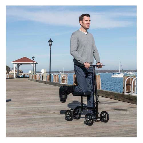 Economy Folding Knee Walker Retail Pack - Precision Lab Works