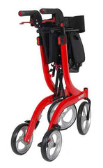 Nitro Rollator, Red with 10" Casters