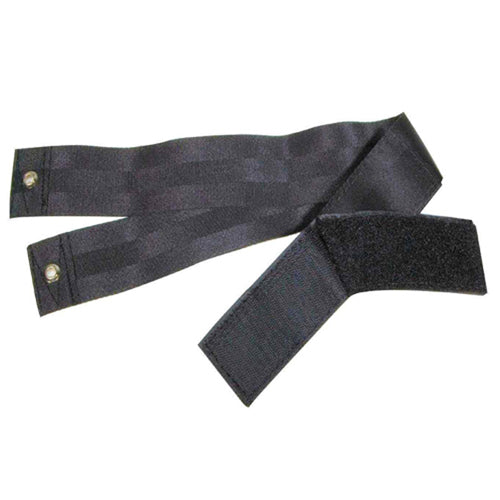 Velcro Type Closure Seat Belt 48   Black - Precision Lab Works