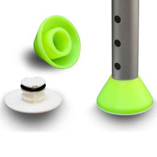 Walker Coasters Glides for Walkers – Replace Tennis Balls – Fits 1" Tubing Yellow