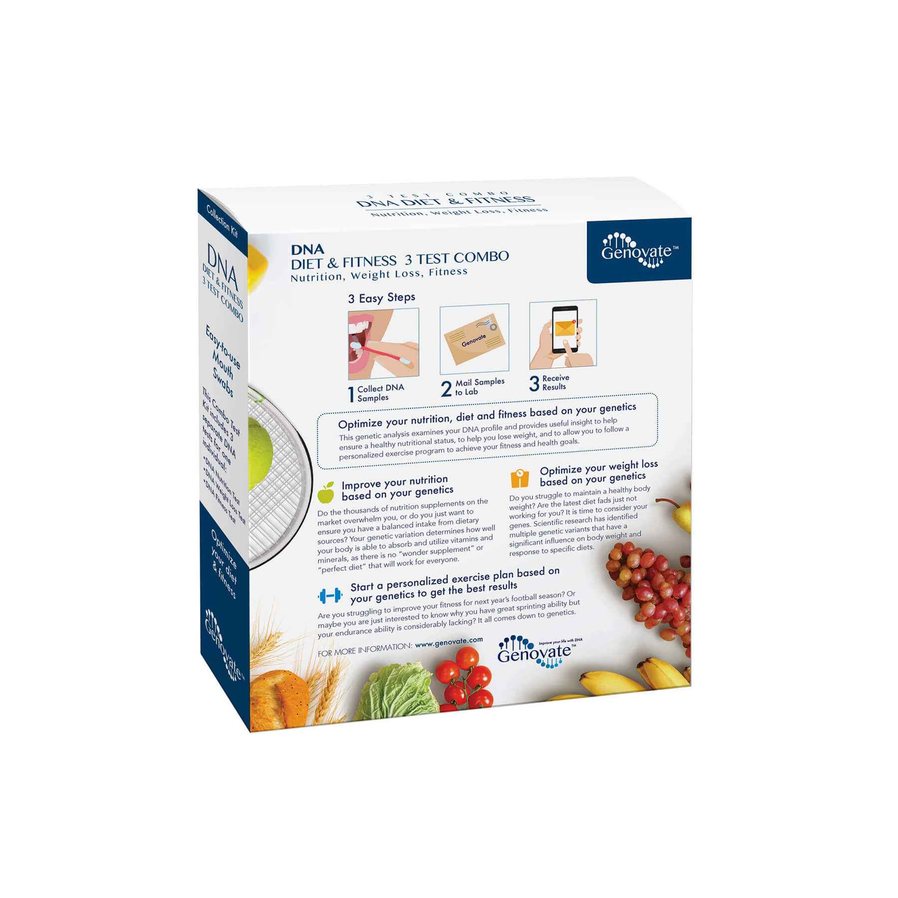 DNA Diet & Fitness 3 Test Combo