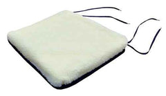 Rollator Cushion with Sherpa Top - Navy Comfort Seat Pad