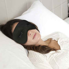 IMAK Eye Pillow Pain Relief Mask – Black, ergoBeads, Freezable, Universal Size