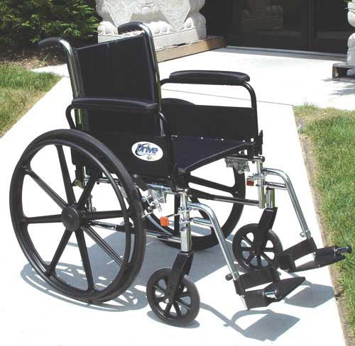 K3 Wheelchair Ltwt 16  w/DDA & S/A Footrests  Cruiser III - Precision Lab Works