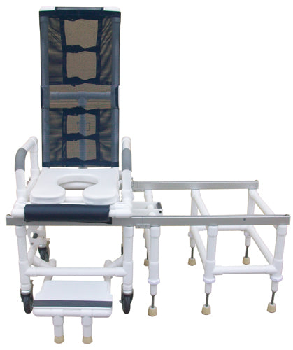 Tilt-N-Space Shower Chair PVC & Transfer Bench Comb. Sli - Precision Lab Works