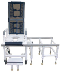 Tilt-N-Space Shower Chair PVC & Transfer Bench Comb. Sli - Precision Lab Works