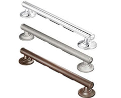 Moen Elegance Grab Bar  24  Brushed Nickel  w/Grip Pads - Precision Lab Works