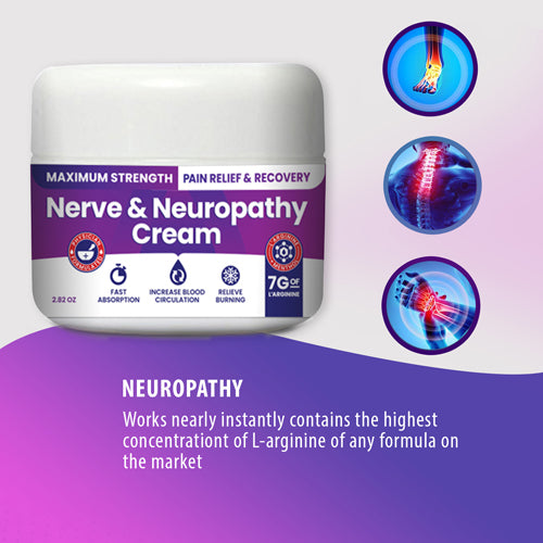 Nerve & Neuropathy Cream 2.82 oz. Jar   Each - Precision Lab Works