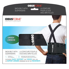Back Belt-Unisex  Medium/Large Black  Obusforme - Precision Lab Works