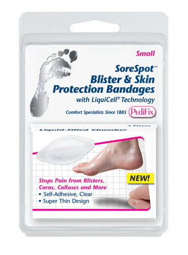 SoreSpot Blister & Skin (Pk/4) Protection Bandages  Small - Precision Lab Works