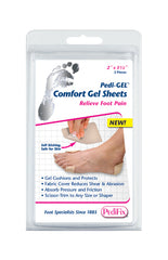 Pedi-Gel Comfort Gel Sheets 2 x3.5  (Pk/2) - Precision Lab Works
