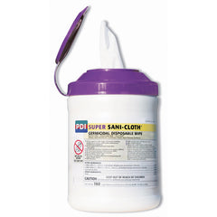 Sanicloth 'Super'  Wipes 6  x 6.75  Tub/160 - Precision Lab Works