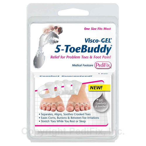 Visco-GEL 5-ToeBuddy One Size  (pair) - Precision Lab Works