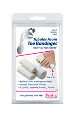 Tubular-Foam Toe Bandage Pk/3 (1 ea  S M L) - Precision Lab Works