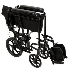 ProBasics Aluminum Transport Chair  12  Wheels - Precision Lab Works