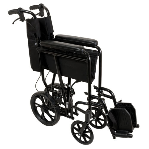 ProBasics Aluminum Transport Chair  12  Wheels - Precision Lab Works